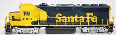 Fox Valley Models 20201 HO Scale EMD GP60 Early - Standard DC -- Santa Fe #4001 (Warbonnet, blue, yellow)