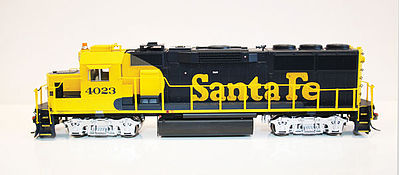 Fox Valley Models 20251 HO Scale EMD GP60 - Standard DC -- Santa Fe #4023 (Warbonnet, blue, yellow)