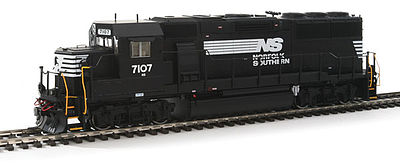 Fox Valley Models 20501 HO Scale EMD GP60 - Standard DC -- Norfolk Southern #7107 (As-Delivered, black, white)