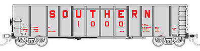 Fox Valley Models 30406 HO Scale Southern Silverside Coal Gondola 6-Pack - Ready to Run -- Southern Railway Set #4 (silver, red)