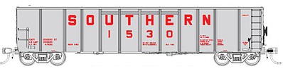 Fox Valley Models 30411 HO Scale Southern Silverside Coal Gondola - Ready to Run -- Southern Railway CNO&TP #1 (silver, red)
