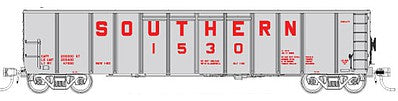 Fox Valley Models 30412 HO Scale Southern Silverside Coal Gondola - Ready to Run -- Southern Railway CNO&TP #2 (silver, red)