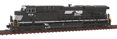 Fox Valley Models 70465 N Scale GE ES44AC - Standard DC -- Norfolk Southern #8115 (black, white, Horse Head Logo)