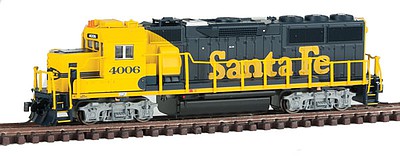 Fox Valley Models 70702 N Scale EMD GP60 Early Version - Standard DC -- Santa Fe #4006 (As-Delivered Warbonnet, blue, yellow)