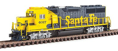 Fox Valley Models 70703 N Scale EMD GP60 Early Version - Standard DC -- Santa Fe #4017 (As-Delivered Warbonnet, blue, yellow)