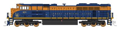 Fox Valley Models 71157 N Scale EMD SD70ACe w/NS Details - Standard DC -- Norfolk Southern #1071 (Central Railroad of New Jersey Heritage; blue, orange)