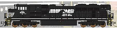 Fox Valley Models 71164 N Scale EMD SD70ACe w/NS Details - Standard DC -- Norfolk Southern #1052 (black, white, Horse Head Logo)