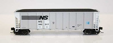 Fox Valley Models 83067 N Scale Trinity RD-4 Hopper 12 Pack - Ready to Run -- Norfolk Southern Set 7 (silver, White Ends)