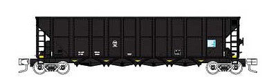 Fox Valley Models 83255 N Scale Trinity RD-4 Hopper - Ready to Run -- Data Only (black)