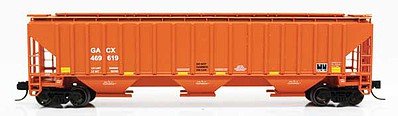 Fox Valley Models 850093 N Scale 4750 Cu.Ft. 3-Bay Covered Hopper - Ready to Run -- GATX Leasing GACX 469978 (Light Salmon)