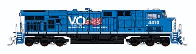 Fox Valley Models 89307 HO Scale GE ES44AC - Standard DC -- Virginian & Ohio #4410 (blue, white, Allen McClelland's Model Railroad, US F