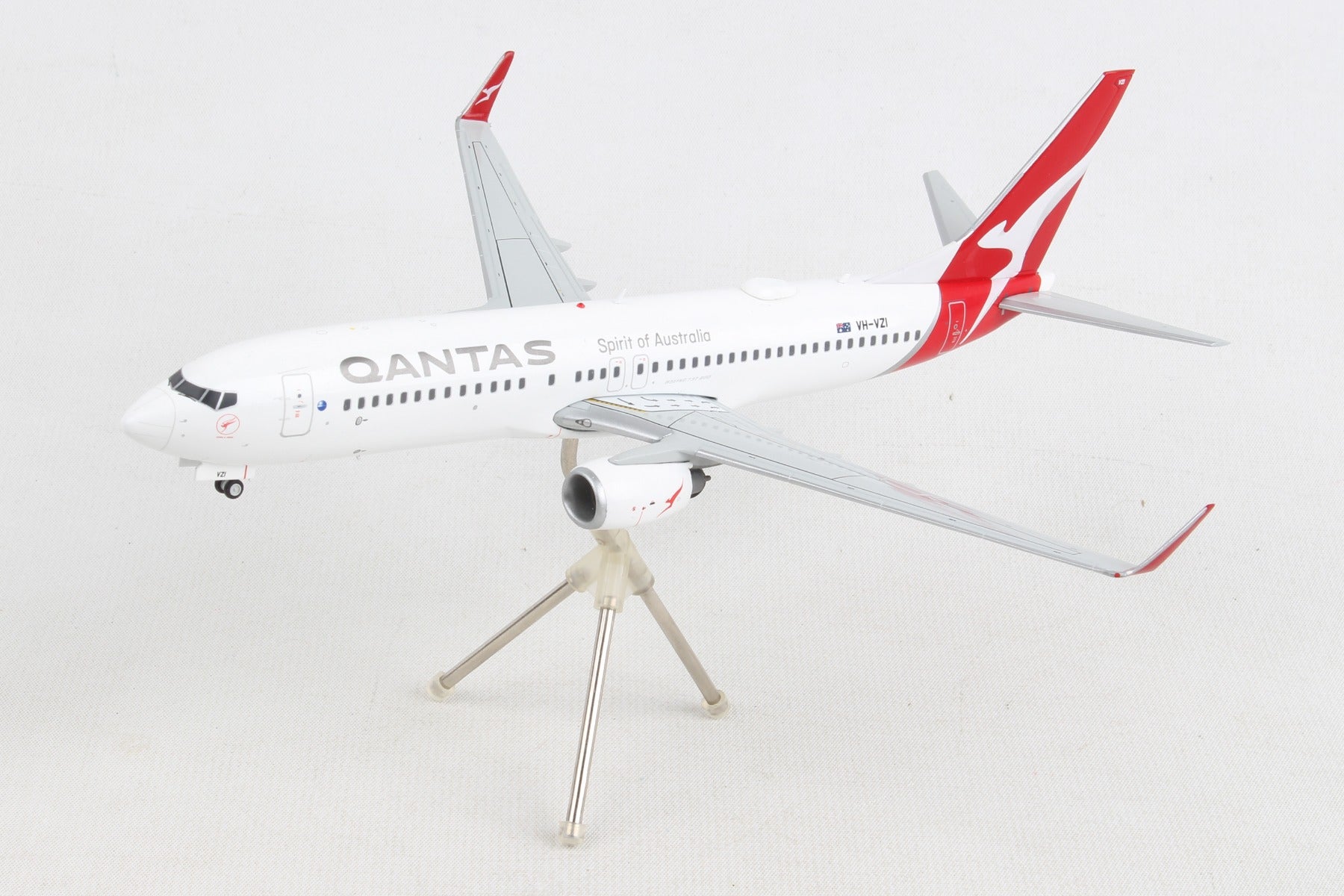Gemini Jets G2QFA878 Gemini200 Qantas 737-800W 1/200 Reg#Vh-Vzi New Livery