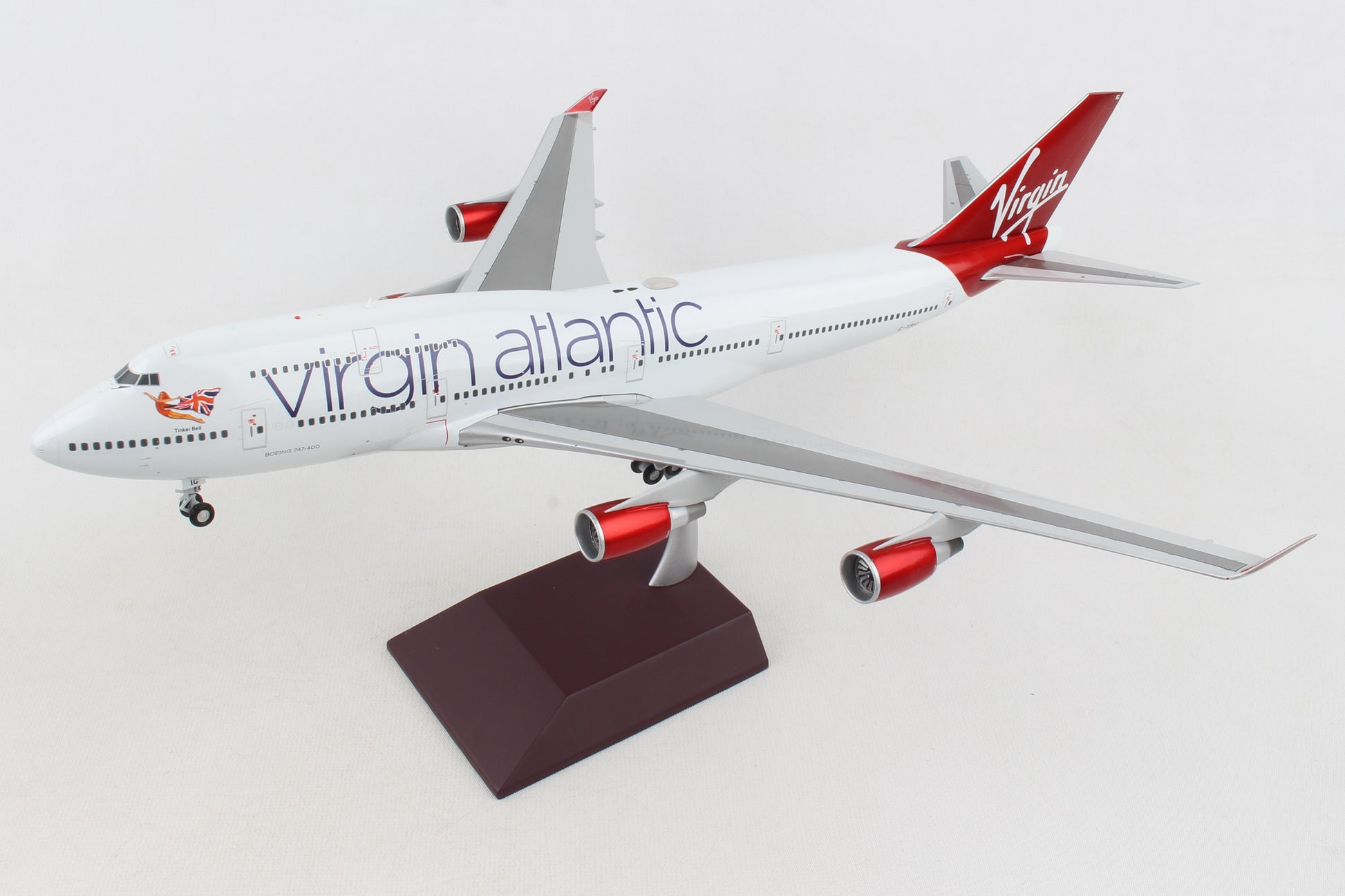 Gemini Jets G2VIR766 Gemini200 Virgin 747-400 1/200 Reg#G-Vbig