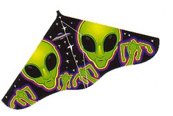 Gayla Industries 104 42"x22" Aliens X Delta Wing Kite