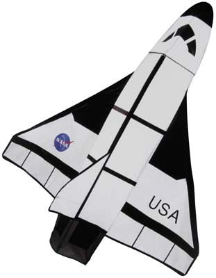 Gayla Industries 1327 40"x48" Space Shuttle 3-D Nylon Kite