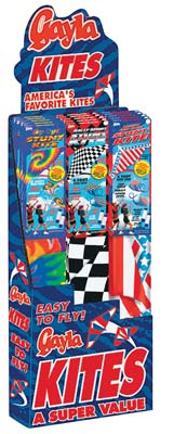Gayla Industries 3220 Assorted Stuntmaster Kites Display (24 Total)
