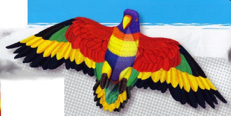 Gayla Industries 856 55"x24" Rainbow Parrot Wing Flapper Kite