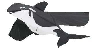 Gayla Industries 864 46"x20"x47" Whale 3-D Nylon Kite