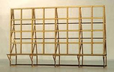 GCLaser 1031 N Scale Billboard Support (single) - Kit (Laser-Cut Wood) -- 2-15/32 x 1/2 x 1-1/2"