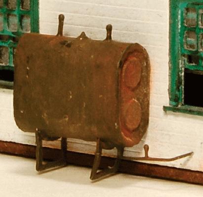GCLaser 104 N Scale Fuel Tank -- Kit - 1/2 x 3/16 x 1/2" 1.3 x .5 x 1.3cm