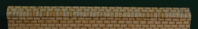GCLaser 111316 HO Scale Roof Ridge Cap 3-Tab - 36 Lineal Inch Coverage -- White (Used with Shingles #292-11134, Sold Separately)
