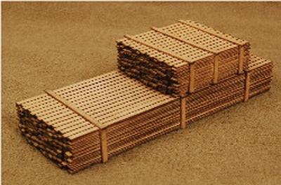 GCLaser 113319 HO Scale 2 x 6" Lumber Load -- One Each 8' & 20'