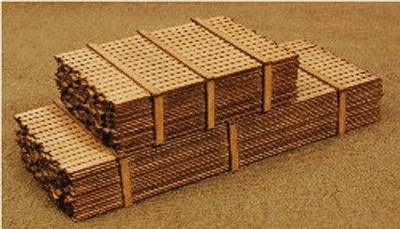 GCLaser 113320 HO Scale 2 x 6" Lumber Load -- One Each 10' & 18'