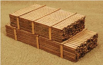 GCLaser 113321 HO Scale 2 x 6" Lumber Load -- One Each 12' & 16'