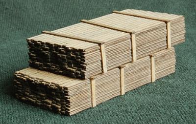GCLaser 113322 HO Scale 2 x 6" Lumber Load -- Two 14' Loads