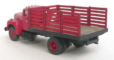 GCLaser 12231 HO Scale Stake Bed Truck Body -- Kit - Fits Classic Metal Works R-190