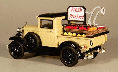 GCLaser 122321 HO Scale Produce Truck Bed -- Fits Athearn Model A Pickup Truck (Sold Separately)
