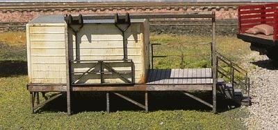 GCLaser 12362 HO Scale Dry Transer Plaform Truck Body Conversion - Kit (Laser-Cut Wood) -- Fits Classic Metal Works Truck (sold separately)