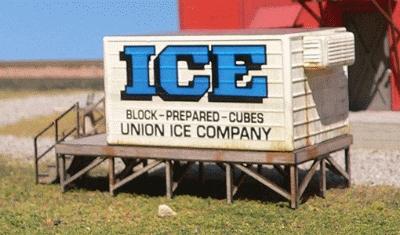 GCLaser 12363 HO Scale Bulk Ice Platform Truck Body Conversion - Kit (Laser-Cut Wood) -- Fits Classic Metal Works Truck (sold separately)