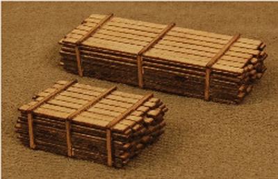 GCLaser 13312 N Scale 3 x 12" Lumber Load -- One Each 10' & 18' Loads