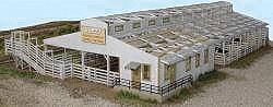 GCLaser 15211 HO Scale County Livestock Auction Services - Kit (Laser-Cut Wood) -- 13-25/32 x 15-21/32 x 3-3/8"