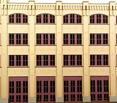 GCLaser 190261 HO Scale Lindsay Bros Side-A Backdrop -- Kit - 8-5/8 x 7-7/16 x 1-1/4" 21.9 x 18.9 x 3.2cm