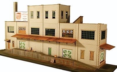 GCLaser 19033 HO Scale Melvin's Garage -- Kit - 3-3/16 x 6-3/4 x 2-3/4" 8.1 x 17.2 x 7cm