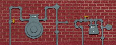GCLaser 19038 HO Scale Gas Meter -- 2 Each of 2 Styles