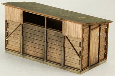 GCLaser 19043 HO Scale Coal Bunker -- Kit - 2-5/8 x 1-3/8 x 1-3/8" 6.7 x 3.5 x 3.5cm