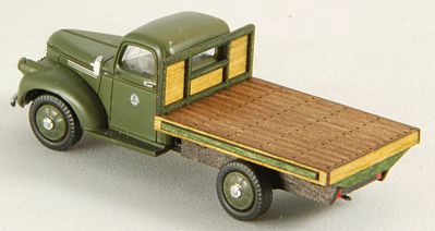GCLaser 19049 HO Scale Flatbed Truck Body - Laser-Cut Wood Kit -- Fits Classic Metal Works 1941/46 Chevrolet Utility Truck