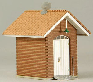 GCLaser 19064 HO Scale Brick Oil Shed -- Kit - 1-3/4 x 1-13/16 x 2-1/16" 4.5 x 4.6 x 5.2cm