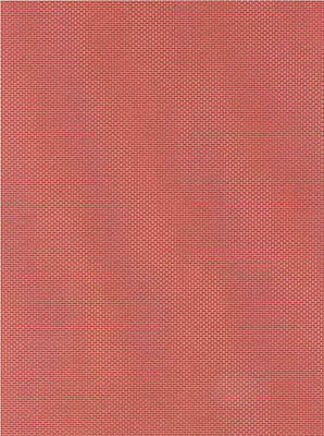 GCLaser 19072 HO Scale 1/2 Brick Sheet - Laser-Engraved Matboard -- Red 5-3/4 x 7-3/4 x .050" 14.6 x 19.7 x .13cm