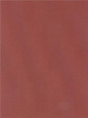 GCLaser 19076 HO Scale 1/4 Brick Sheet - Laser-Engraved Matboard -- Rust Red 6 x 4-3/4 x .050" 15.2 x 12.1 x .13cm