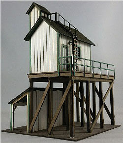 GCLaser 19101 HO Scale Ice Shed -- Laser-Cut Kit - 3 x 4 x 4-7/8" 7.6 x 10.2 x 12.4cm