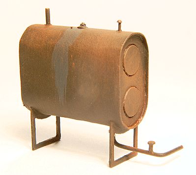 GCLaser 2104 S Scale Fuel Tank w/Pipes & Stems Laser-Cut Wood Kit