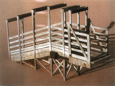 GCLaser 2225 S Scale Stock Loading Ramp - Kit (Laser-Cut Wood) -- 4-7/8 x 1-1/16 x 2-13/16"