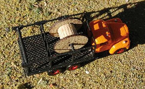 GCLaser 22317 N Scale Cable Hauler Truck Body Kit -- Fits Classic Metal Works R-190 (sold separately)