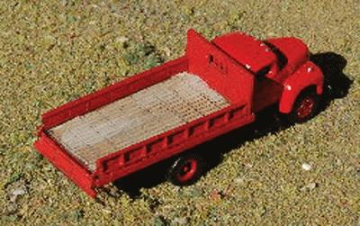 GCLaser 22318 N Scale Low Side Material Hauler Truck Body Kit -- Fits Classic Metal Works R-190 (sold separately)