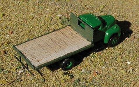 GCLaser 2236 N Scale Flatbed Truck Kit -- Fits Classic Metal Works R-190