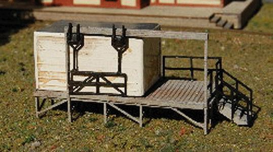 GCLaser 2362 N Scale Dry Transfer Platform - Kit (Laser-Cut Wood) -- 7/32 x 1-13/16 x 27/32" Use with Classic Metal Works R-190